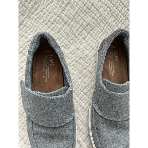 TOMS Altair Felt and Suede Slip On Sneakers Size 6.5 - Picture 4 of 7